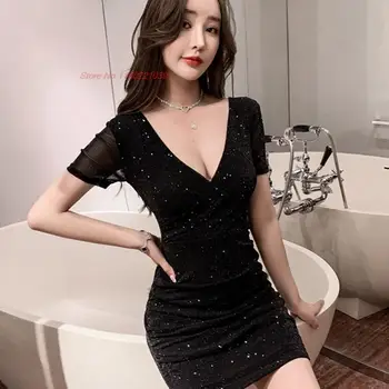 2023 китайское сексуальное платье с v-образным вырезом, униформа для салона красоты, массажное платье, комбинезон для маникюрного мастера, косметолога, женское рабочее платье для гостиничного клуба