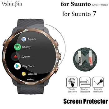 3 шт. Защитная пленка для экрана Suunto 7 Round Smart Watch HD Прозрачная Защитная пленка из закаленного стекла Против царапин