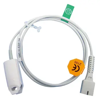 Многоразовый кислородный датчик Spo2 для новорожденных с коротким кабелем для NELLCOR БЕЗ OXIMAX