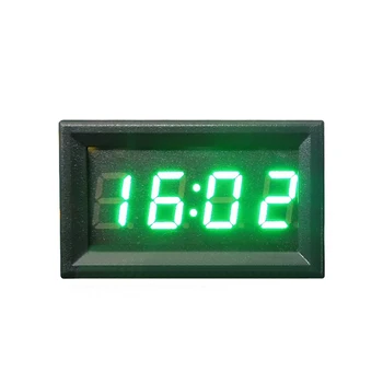 Прозрачные цифровые часы 12V/24V светодиодные часы для приборной панели автомобиля Декор интерьера автомобиля Ретро Цифровые часы прямая доставка