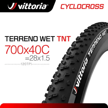 Шины Vittoria Terreno Мокрая Шина 700x40C 28X1,50 MTB в Бескамерной шине 700C Графеновая шина для велокросса Горный велосипед Черный